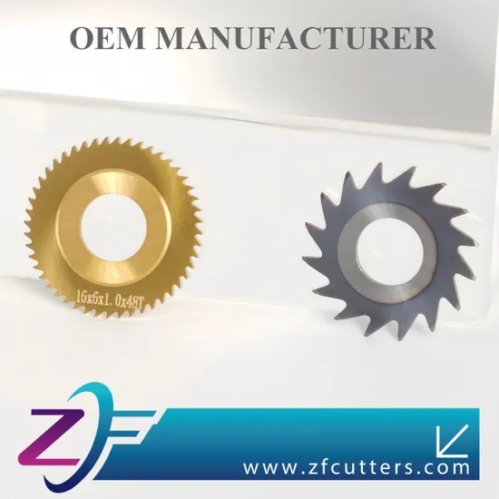 ODM 48 Teeth Circular Slotting Saws with Step for Slotting Slitting Copper Steel Cost-Effective Low MOQ Saw Blades